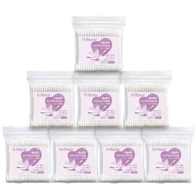 Tăm Bông SoftTana Trẻ Em Lốc 12 Bịch